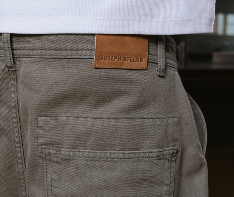 Joseph Atelier denim back pocket detail