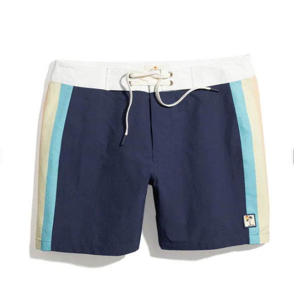 Marine Layer striped boardshorts